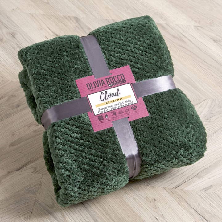 LOOMWORKS LTD – wholesale Throw blanket – Cloud Honeycomb Throw9