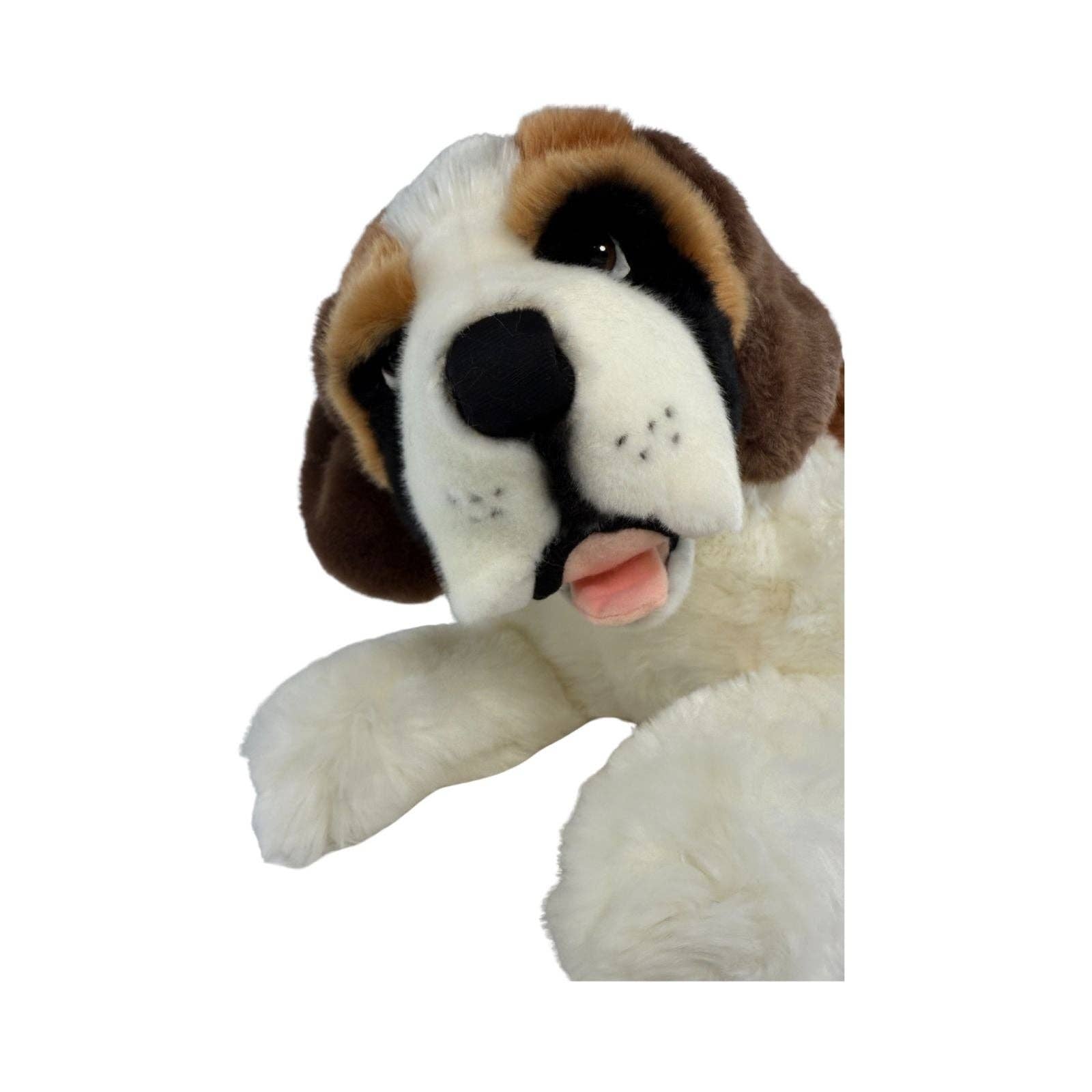 Bocchetta Plush Toys - Vente Peluche – chien - Fergie - St. Bernard - 62 cm couché3