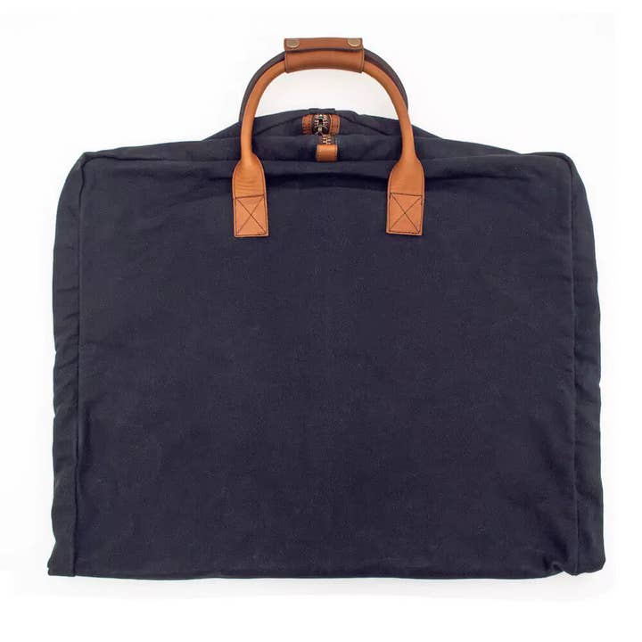 Mission Mercantile Leather Goods – Engroshandel Dragtpose – Kampagne Voksbehandlet lærred Tøjpose15