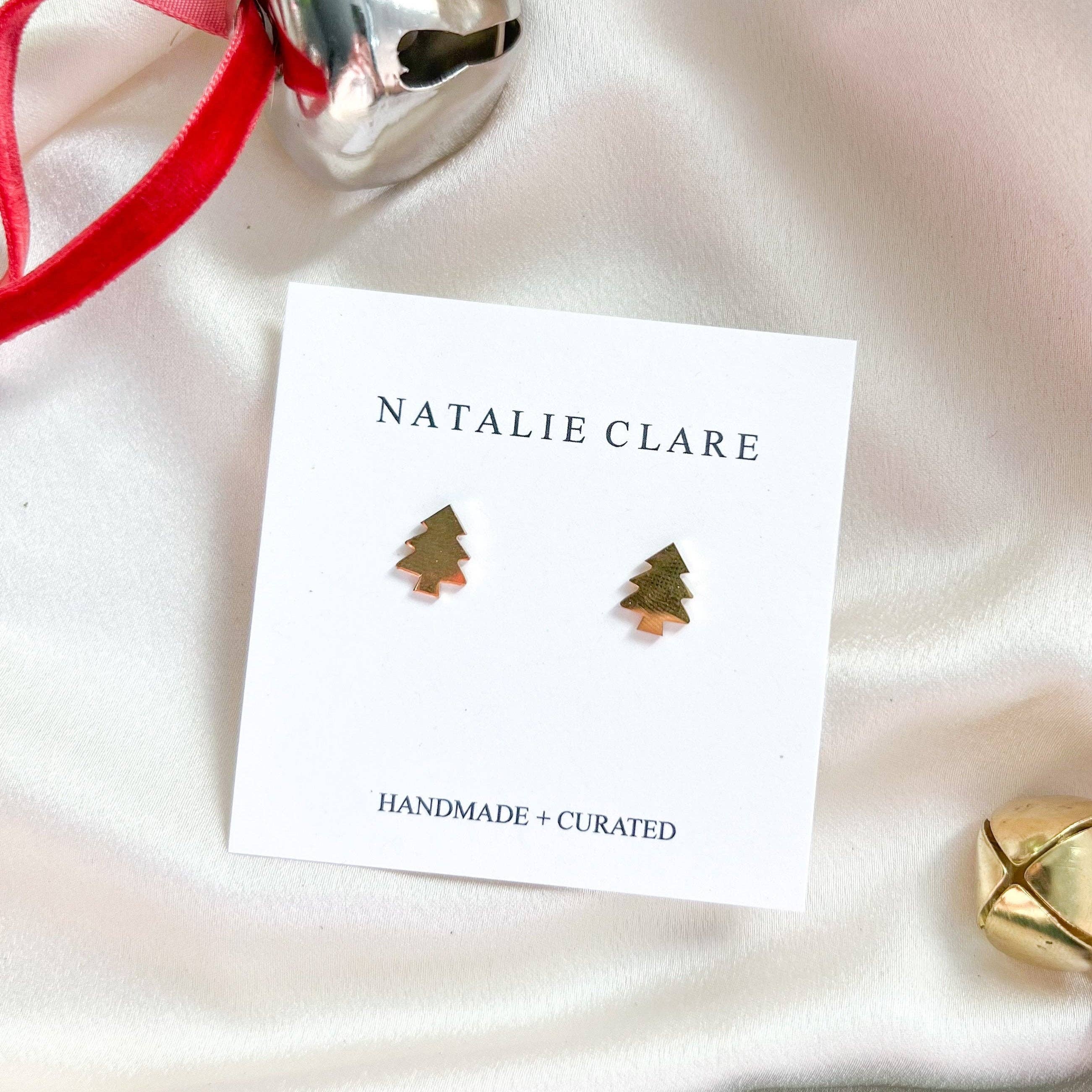Natalie Clare Collections - Wholesale Stud/Post Earrings - Fraser Fir Tree Studs1