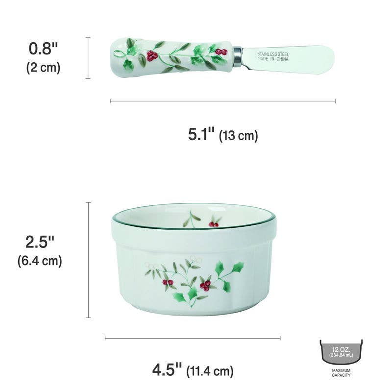 RED GREEN Winterberry 12Oz Dip Mix Set for wholesale on Faire2