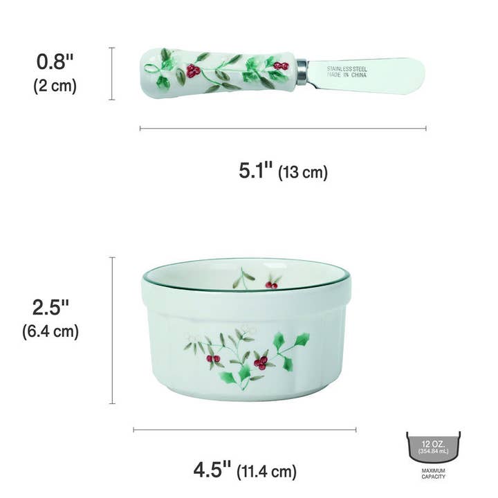 RED GREEN Winterberry 12Oz Dip Mix Set for wholesale on Faire2