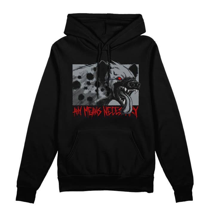 Kapuzenpullover Snarl Schwarz für den Großhandel von Any Means Necessary