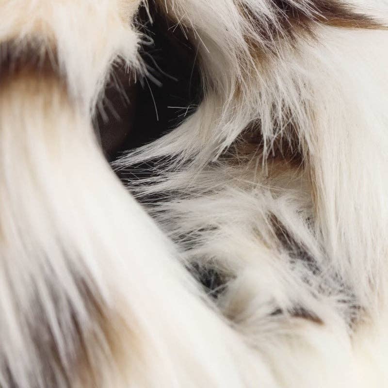 MULTI Faux Fur Animal Print Coat for wholesale on Faire10