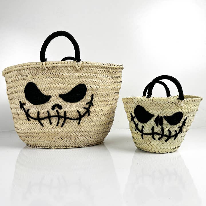Halloween Plezier: Aangepaste Stro Tas voor Trick voor wholesale door HandHappiness