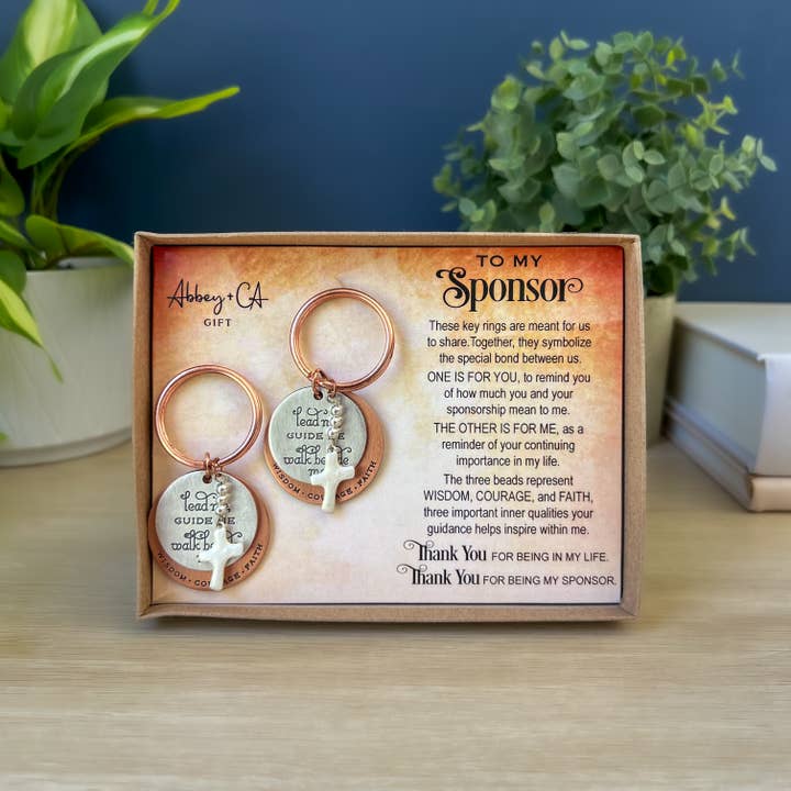 Sponsor Key Ring Gift Set for wholesale by Abbey + CA Gift