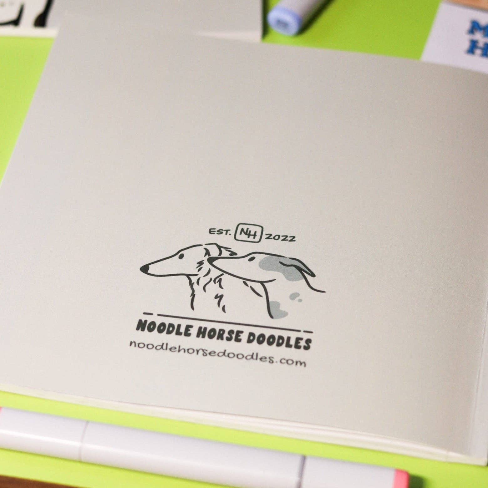 Noodle Horse Doodles - Wholesale Coloring & Activity Book - Adult - NEW! 8x8" Noodle Doodle Coloring Book | Vol. 14