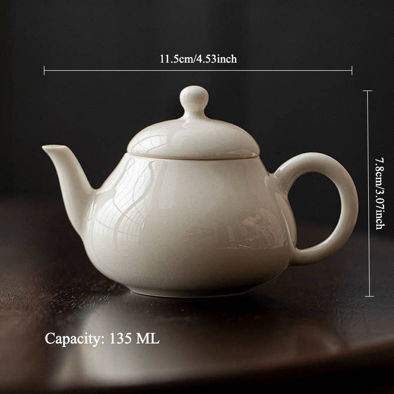Gohobi （We cover U.S. import duties） – wholesale Tea pot – Gohobi Grass Ash Pear-Shaped Teapot3
