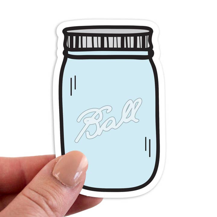 Mason Jar | Sticker for wholesale by by brie