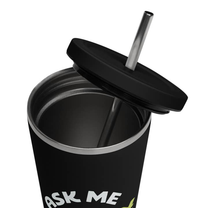 Fables & Tales Co. - Wholesale Insulated Mug/Tumbler - Ask Me What I’m Reading Tumbler2