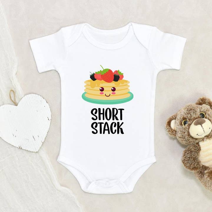 Grenouillère bébé mignonne à crêpes courtes pour la vente par NewBabyWishes