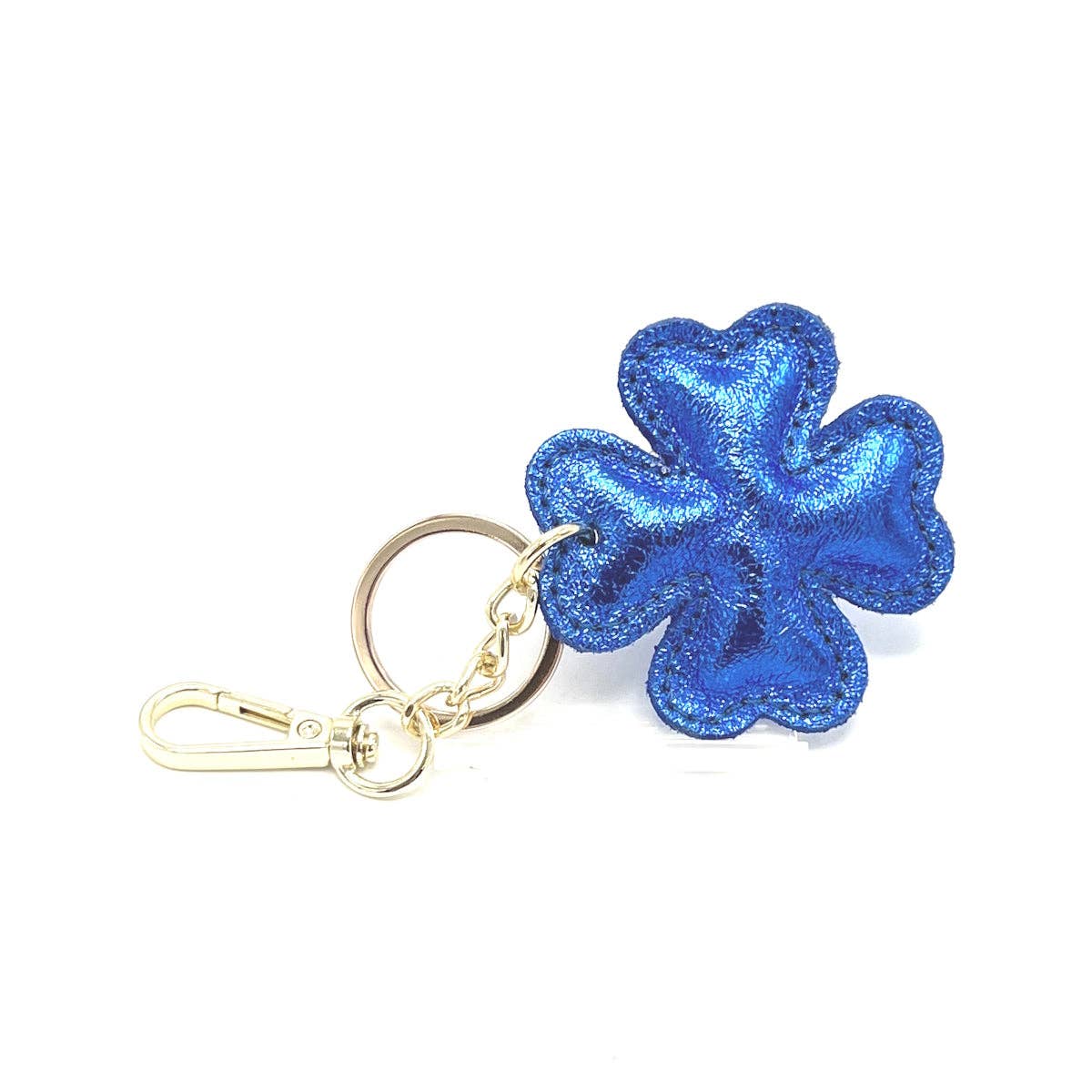 Suie Valentini srl - Wholesale Keychain - Women's - Genuine leather key chain, Lucky leaf, art. PO04LA4