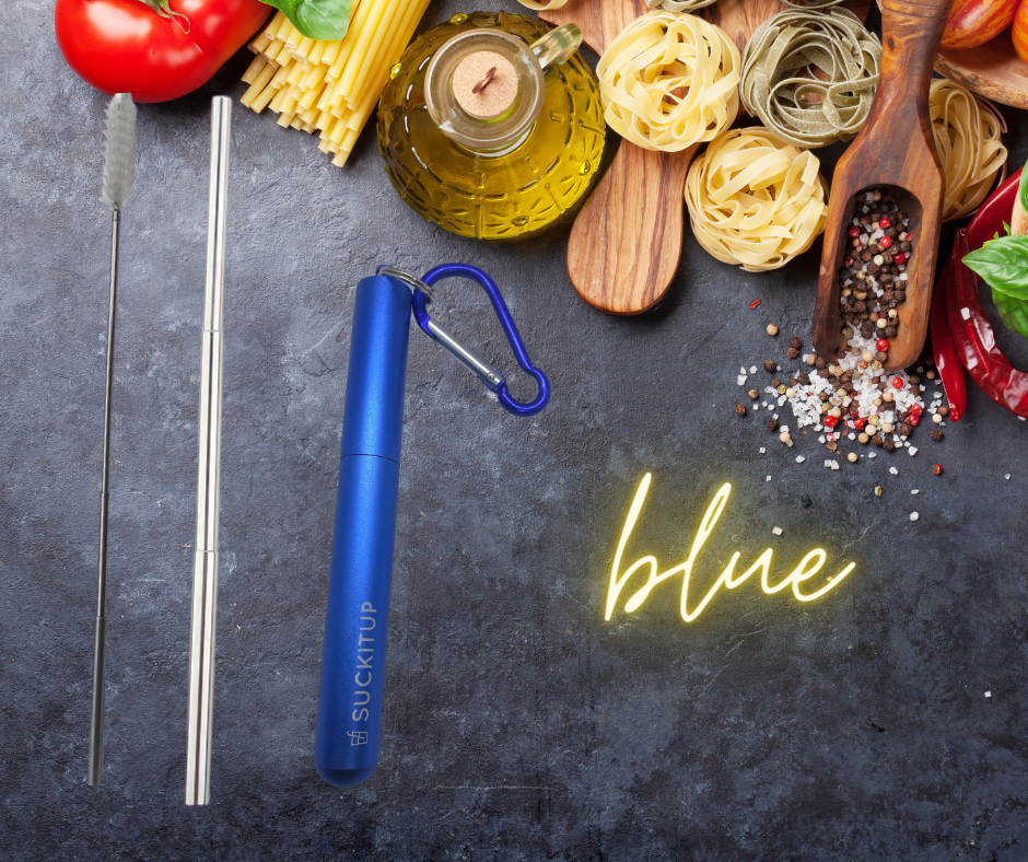 Suck It Up Straws - Vente Paille - Pailles métalliques télescopiques avec étui pour porte-clés et brosse de nettoyage74