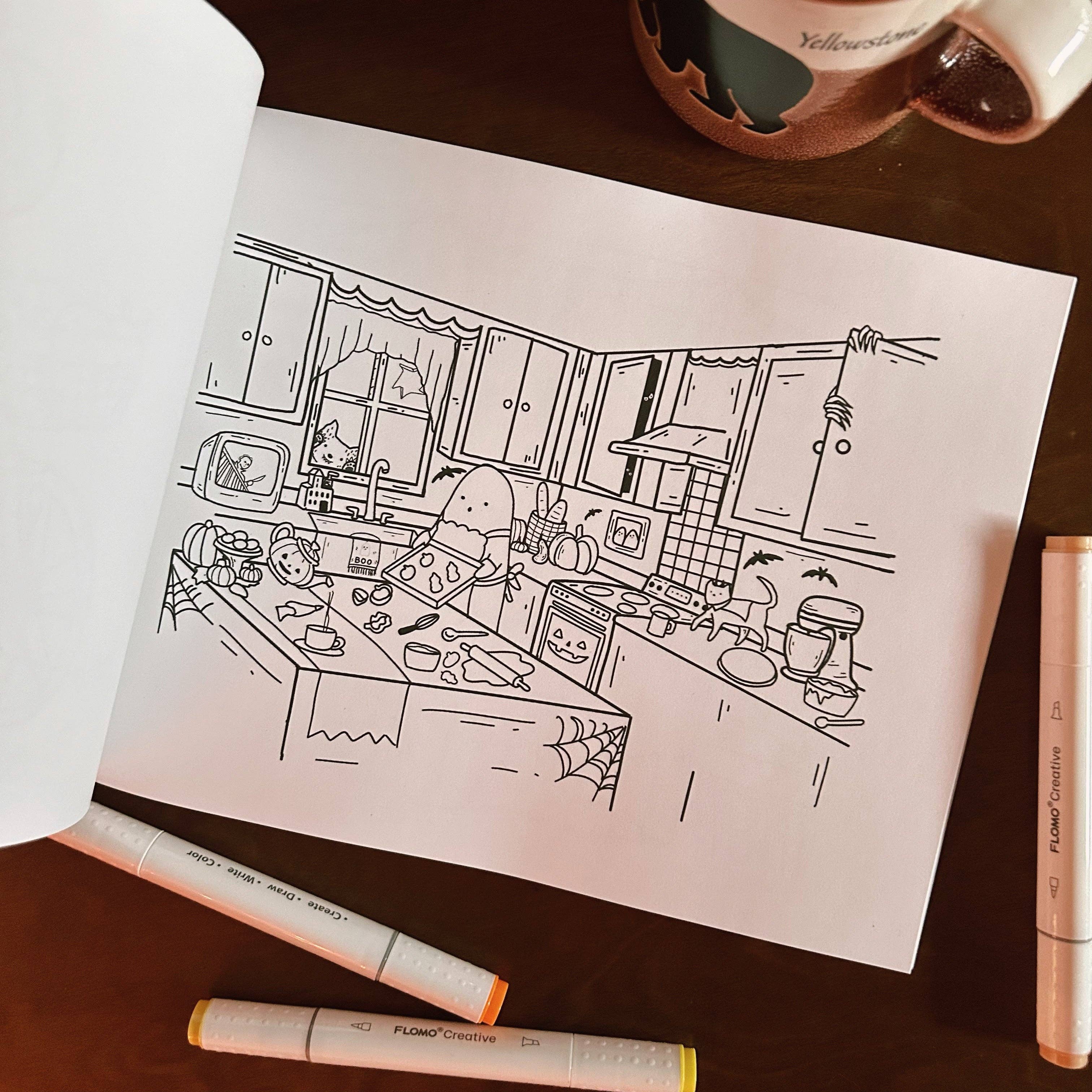 Little Spooky Studio - Wholesale Coloring & Activity Book - Kids & Baby - Little Spooky Studio Coloring Book10