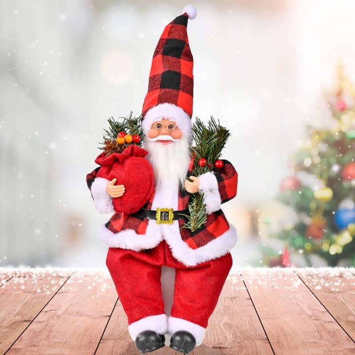 NINEXIS - Wholesale Christmas Decoration - CWASC1950_CHRISTMAS DOLL SANTA CLAUS DOLL DECORATION12