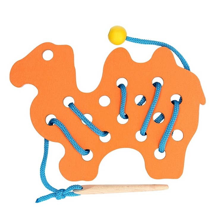 Draadspeelgoed „Camel”, veterspeelgoed, houten speelgoed voor wholesale door Komarov Toys