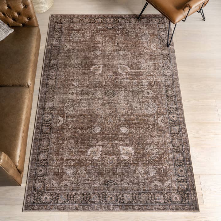 RUGS USA - Wholesale Area Rug - Bayberry Spill Proof Vintage Machine Washable Area Rug
