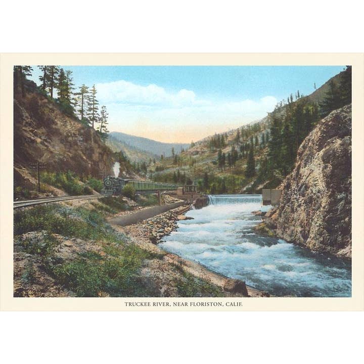 Found Image Press - Wholesale Magnet - Magnet CA-1571 Truckee River, Floriston