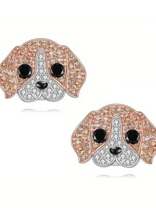 ( H942 ) PET LOVERS THEME DOG EARRING for wholesale by Jewelry Max