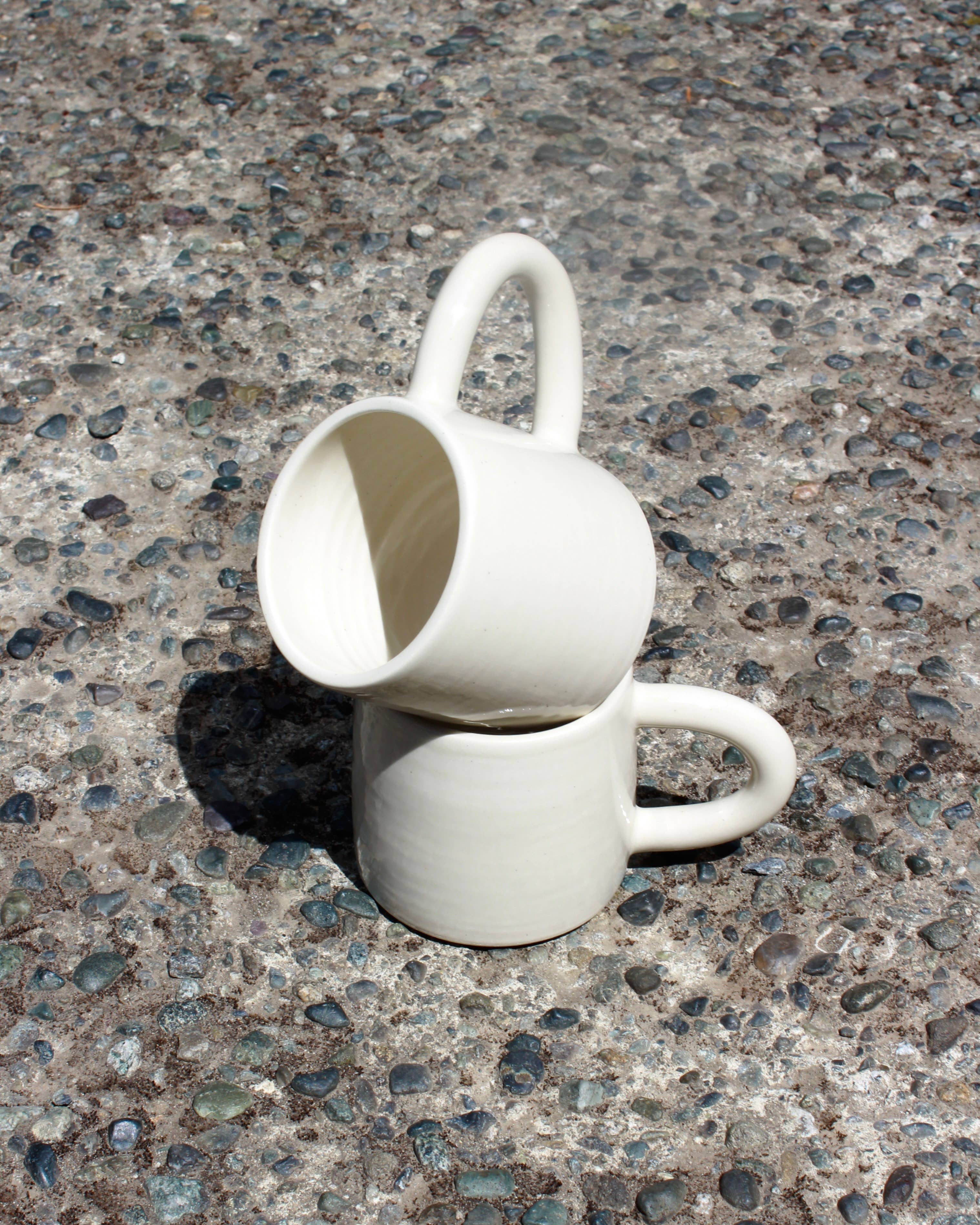 Natalya Jane Ceramics - Vendita all'ingrosso Tazza - Tazza in ceramica fatta a mano - Crema2