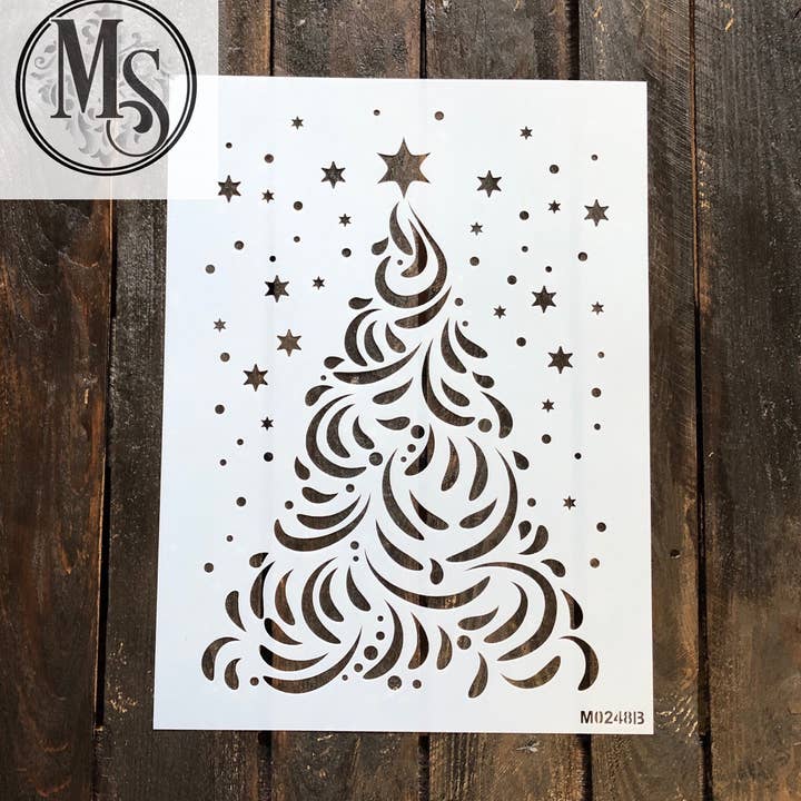 M0248B Decorative Christmas Tree With Snow for wholesale by Muddaritaville Studio