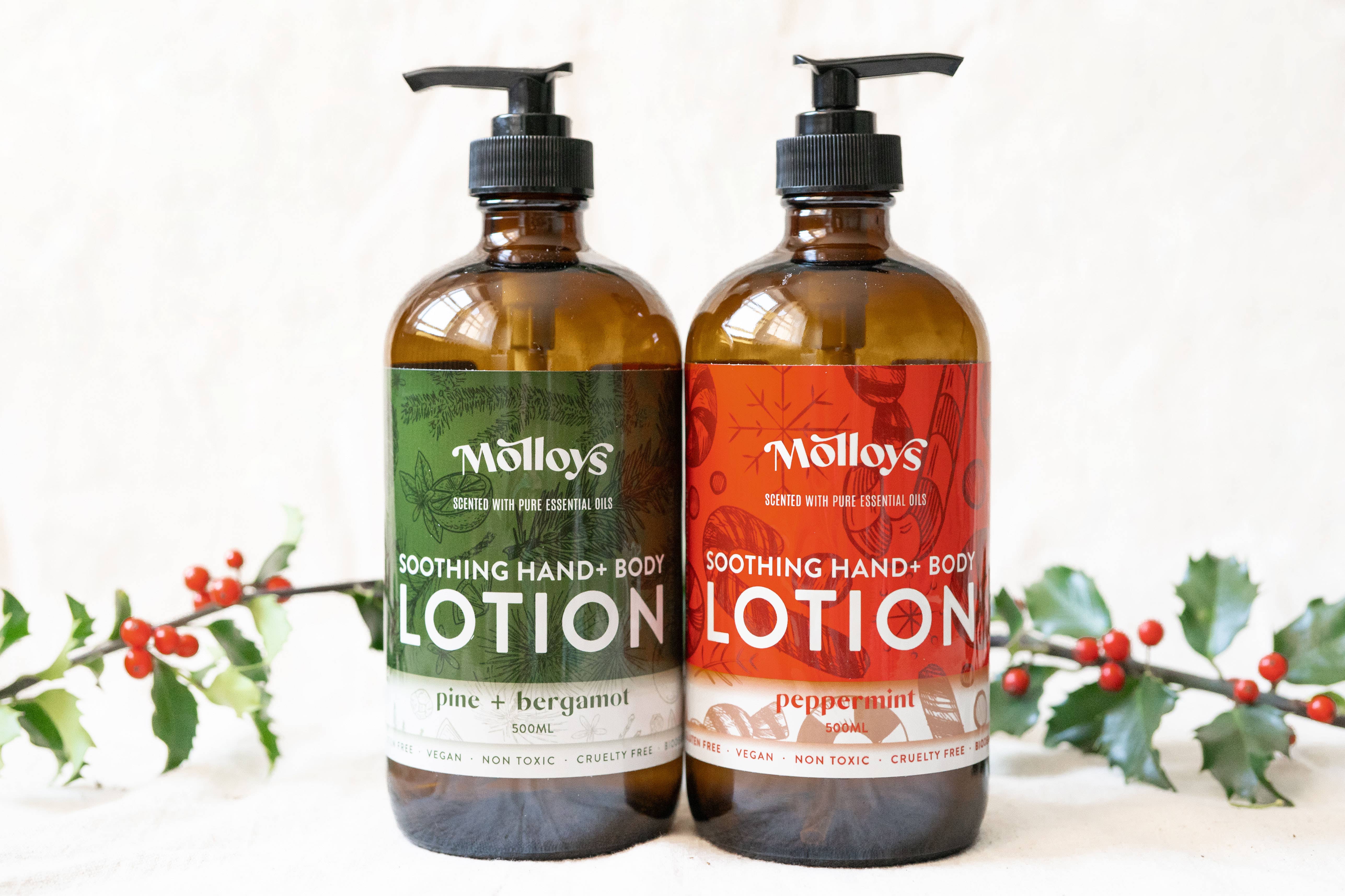 Molloys Soap - Vente Lotions mains et corps - Lotion pour les mains et le corps Holiday