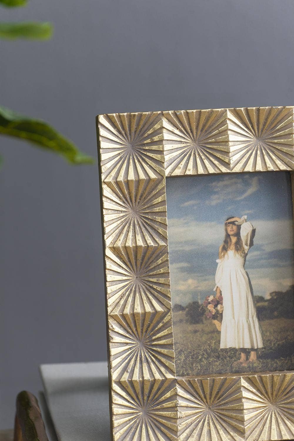 A&B Home Group Inc. - Wholesale Picture Frame - 7.5x9.5" Mathis 4x6" Photo Frame - Gold1