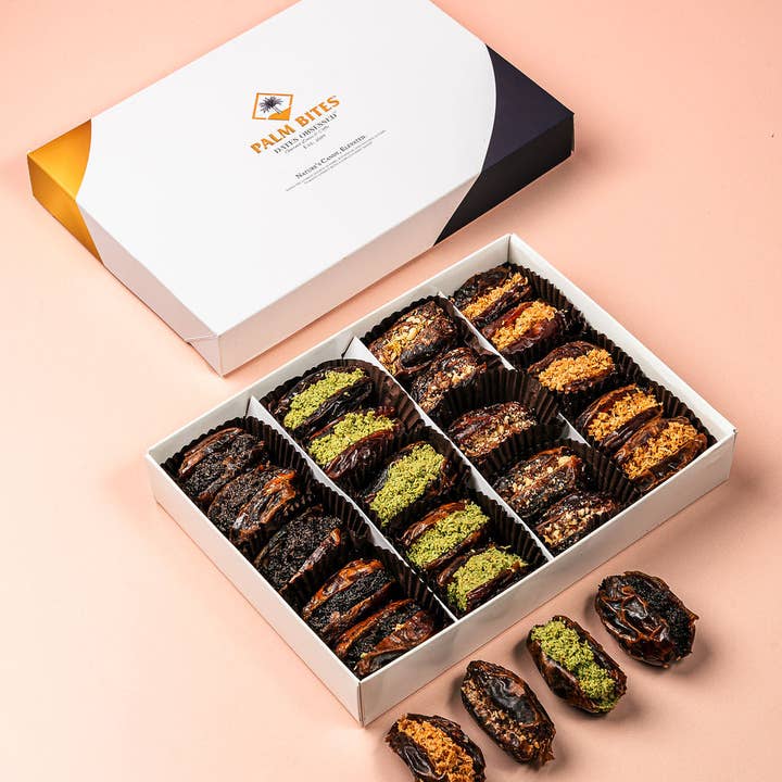 palm bites - Wholesale Chocolate Box - Naked Knafeh | Variety Box (NEW)0