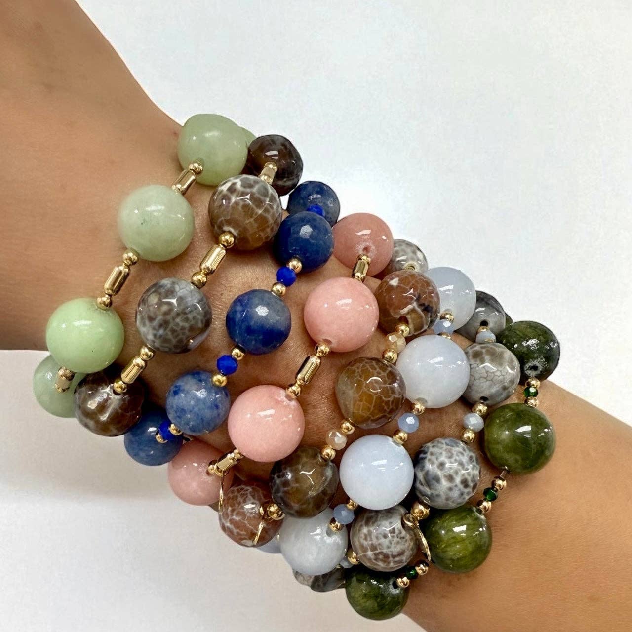 LPL Creations - Wholesale Beaded Bracelet - Scarlett in Gold Bracelet3