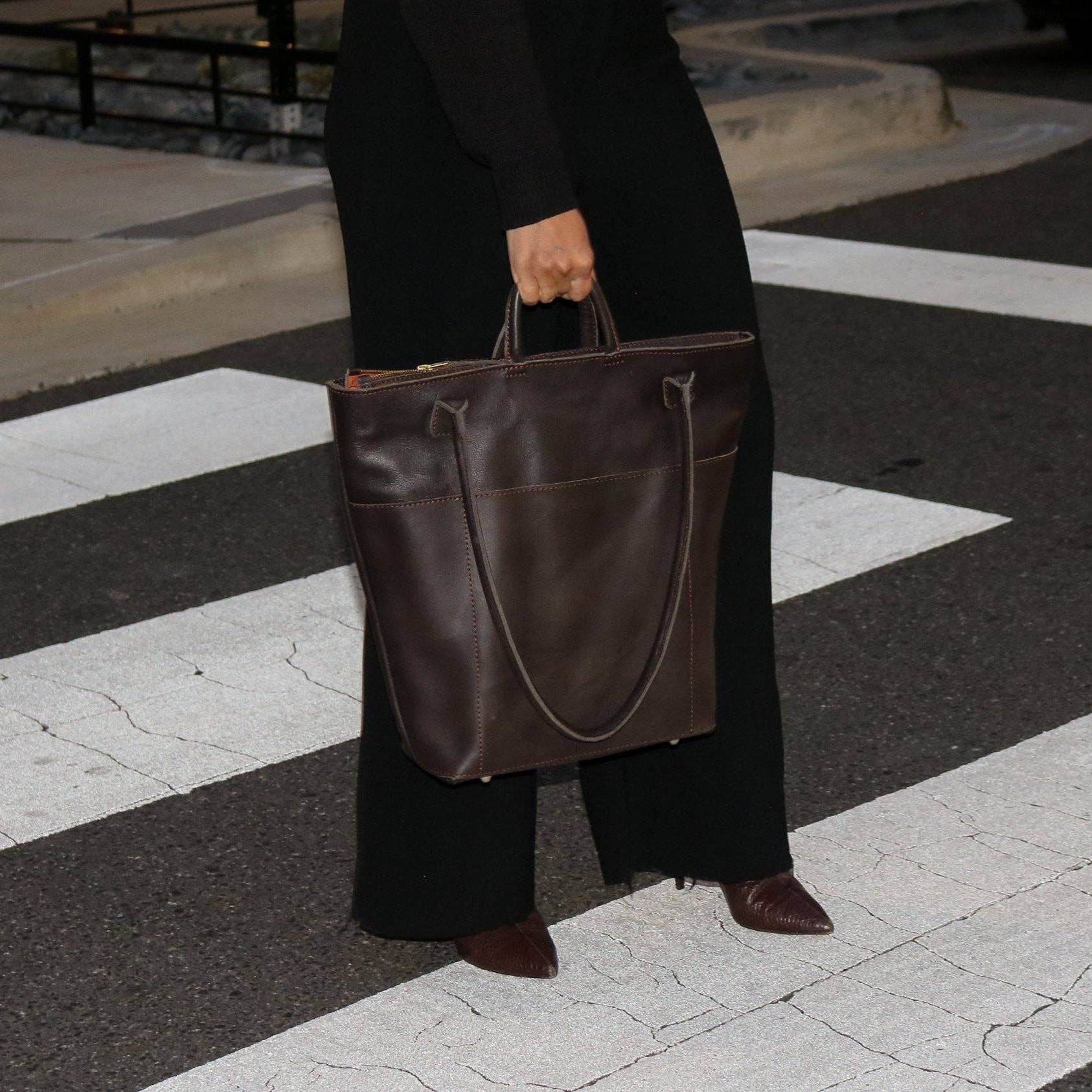 Utility Tote, Dark Hazelnut for wholesale on Faire1