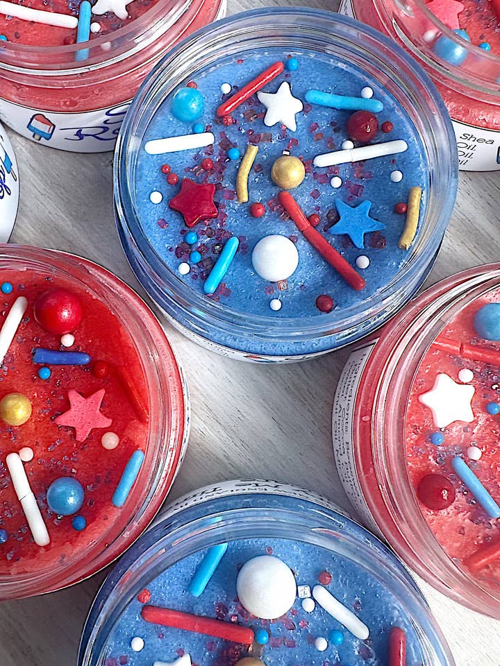 Rocket Pop Lip Scrub | Seasonal Summer 4th of July for wholesale by Mandatory Me Time