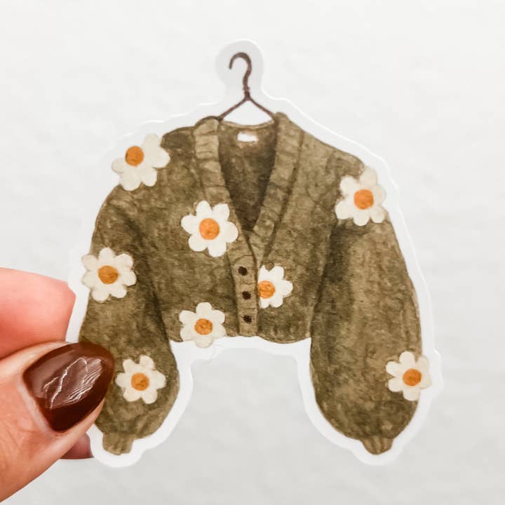 Watercolor Matte 3-Inch Waterproof UV-Resistant Sticker for wholesale by Colorful Emotions, LLC