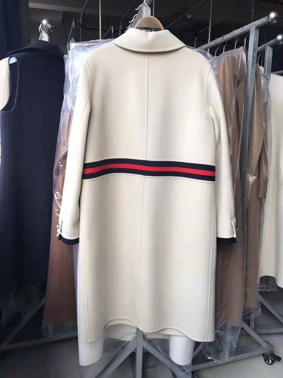 Off White CT006 Women Double-Sided Wool Coat Long Coat for wholesale on Faire3