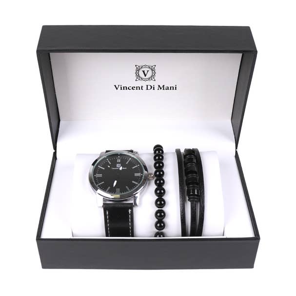 Selini New York - Wholesale Wrist Watch - Men's - Men's Watch & Bracelet Set