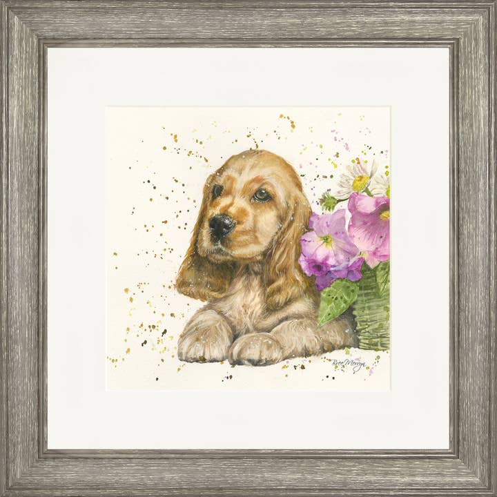 Cody vierkante ingelijste print (13" of 19") voor wholesale door Bree Merryn Art Ltd