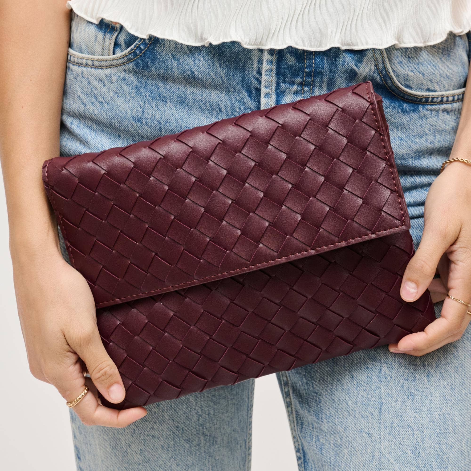 Urban Expressions - Wholesale Clutch Bag - Women's - Ivy Woven Clutch50