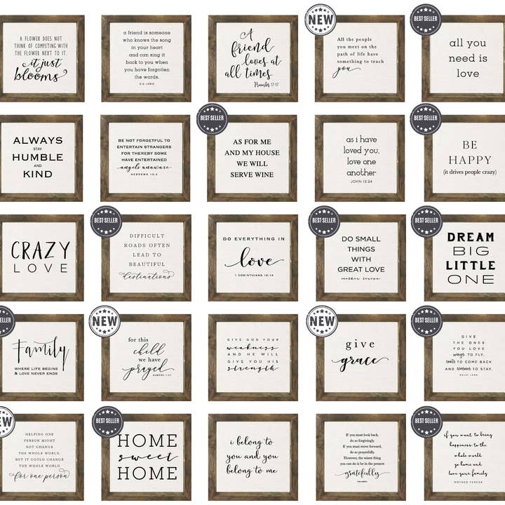 Chêne fin 8x8 - Signes Everyday pour la vente par Brayden and Brooks