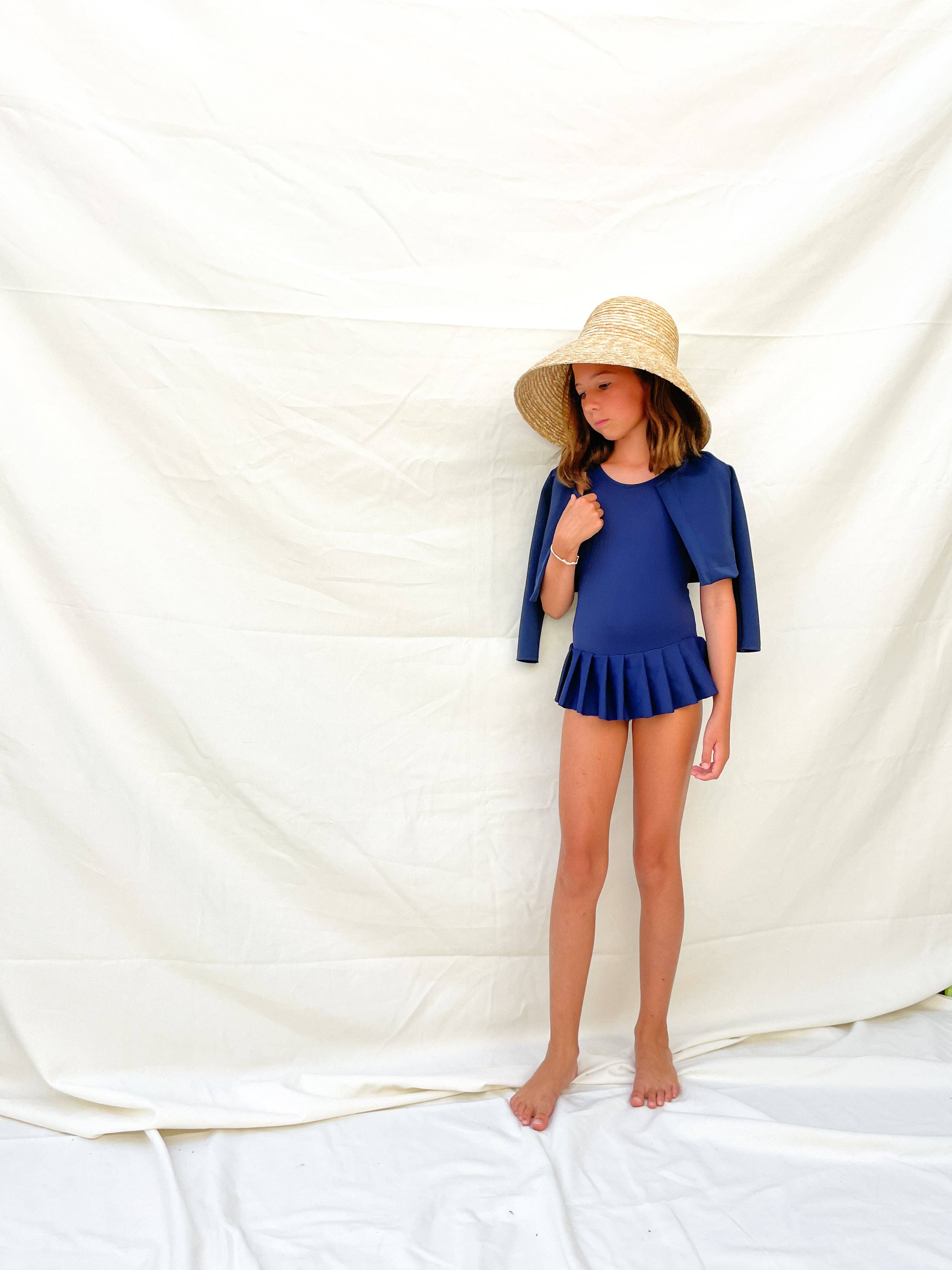 Casa Blue Swim - Wholesale One Piece Swimsuit - Kids - PIRUETA SWIMSUIT IN NAVY3