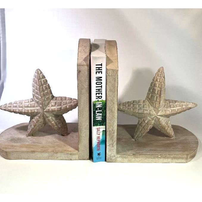 Sea Island Imports, Inc. – wholesale Bokstöd – Bokstöd, Sjöstjärna i Whitewash2