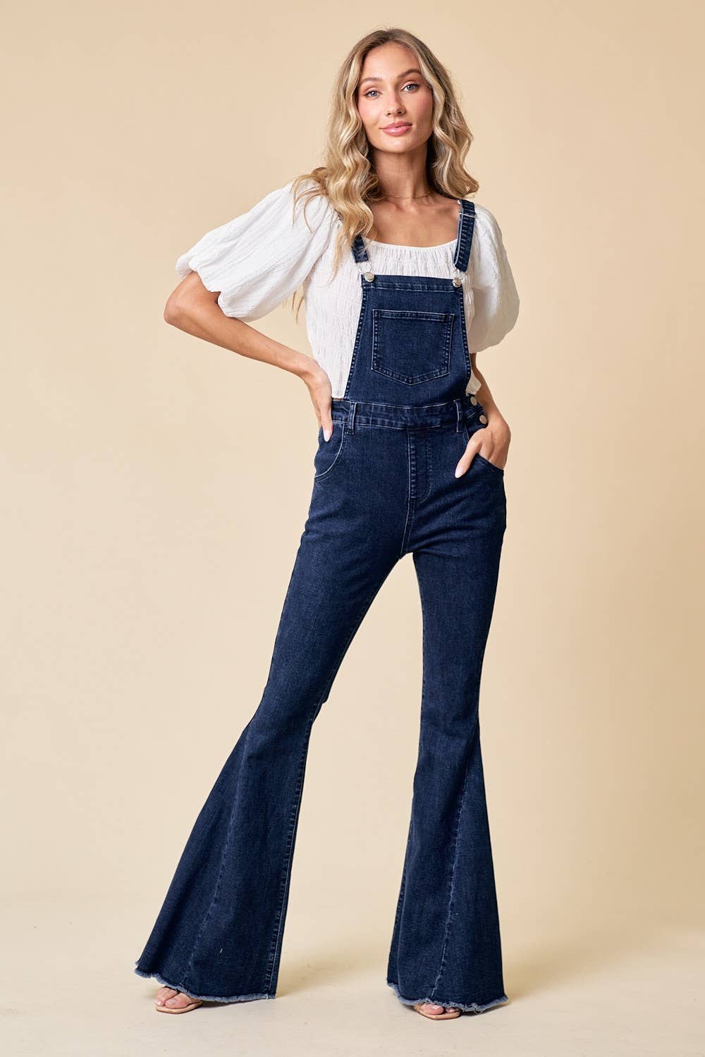 Shop bell bottom jeans with suspenders Flash Sales