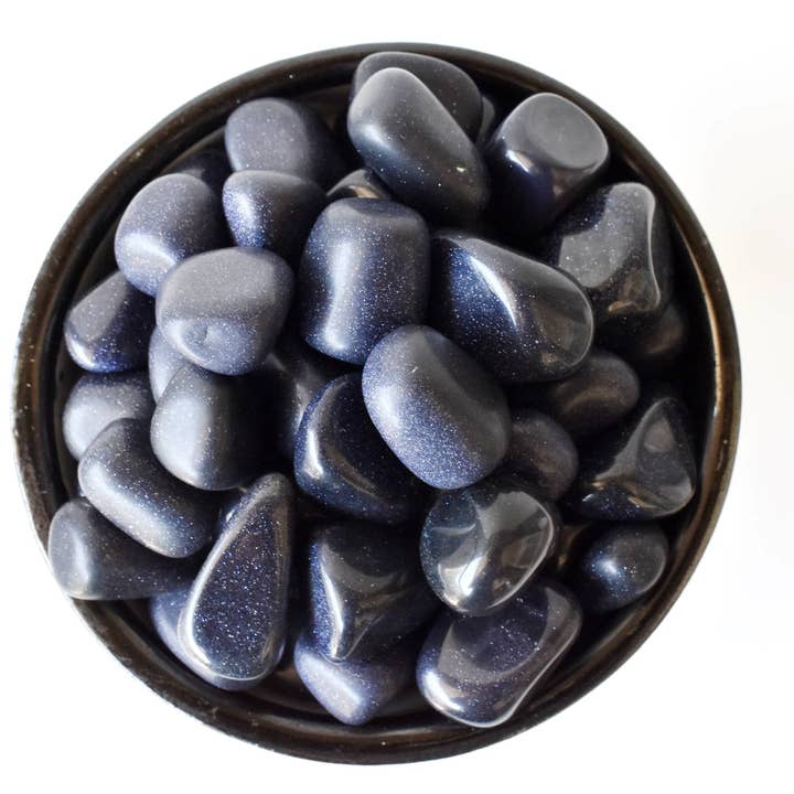 100g Tumbled Stones | Blue Sandstone | Healing Crystal Stone for wholesale by Soothing Crystals