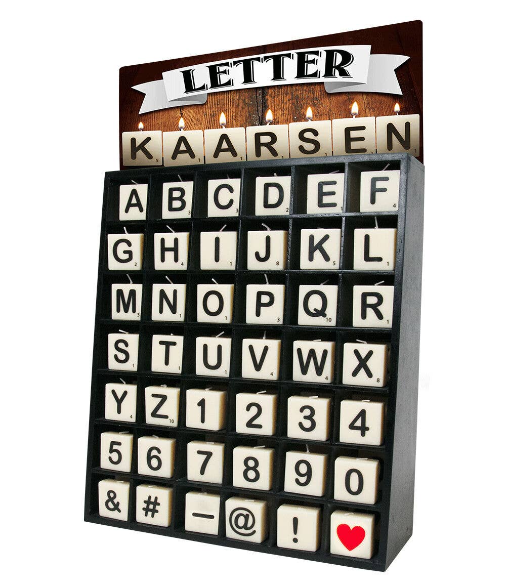 PD Party - Wholesale Novelty Candle - Letter candle - Heart (gold)1