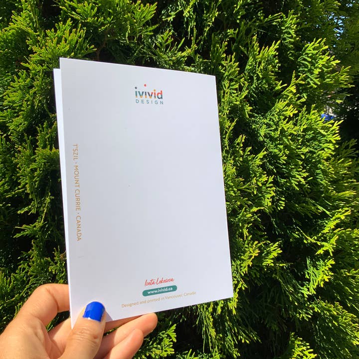 Ivivid Design - Wholesale Everyday Greeting Card - Pemberton - Mount Currie - Canada - Greeting Card1