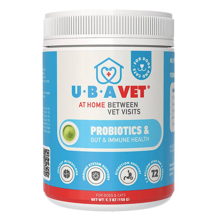 UBAVET Probiotics & Gut + Immune Health Support for Dogs for wholesale by Jojo Modern Pets