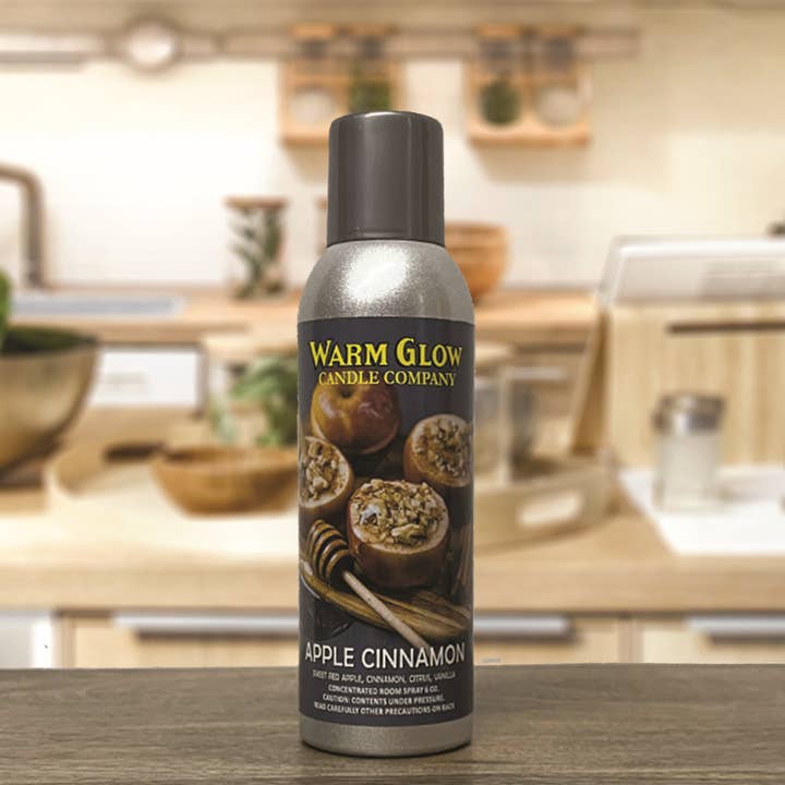 Warm Glow Candle Company - Wholesale Room & Linen Spray - Apple Cinnamon Room Spray