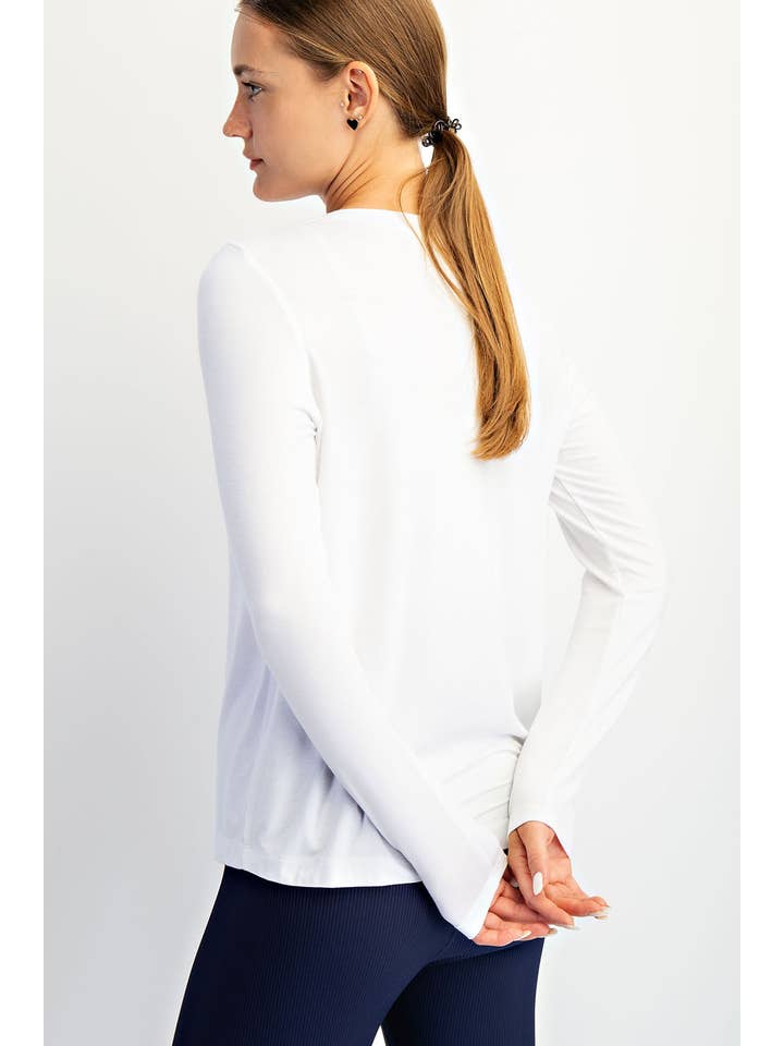 Rae Mode - Wholesale Lounge Top - Women's - VISCOSE MODAL LONG SLEEVE TOP6