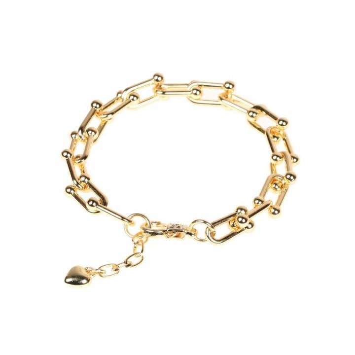 Savvy Bling - Wholesale Link & Chain Bracelet - U link Lock Link Adjustable Bracelet1