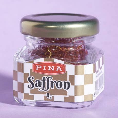 Pina Saffron - Wholesale Dried Spice - Display of 12 jars x 1 g Saffron in thread1