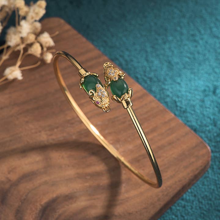Bright MacMing - Wholesale Cuff Bracelet - Chinese Fortune Protector-PiXiu Bracelet