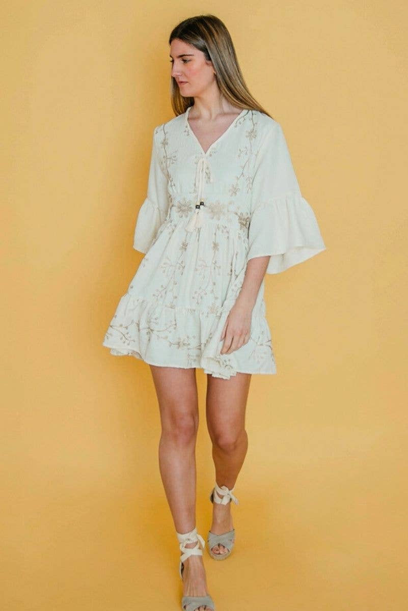 Lula Natura - Wholesale Dress - Women's - BIANCA WHITE DRESS2